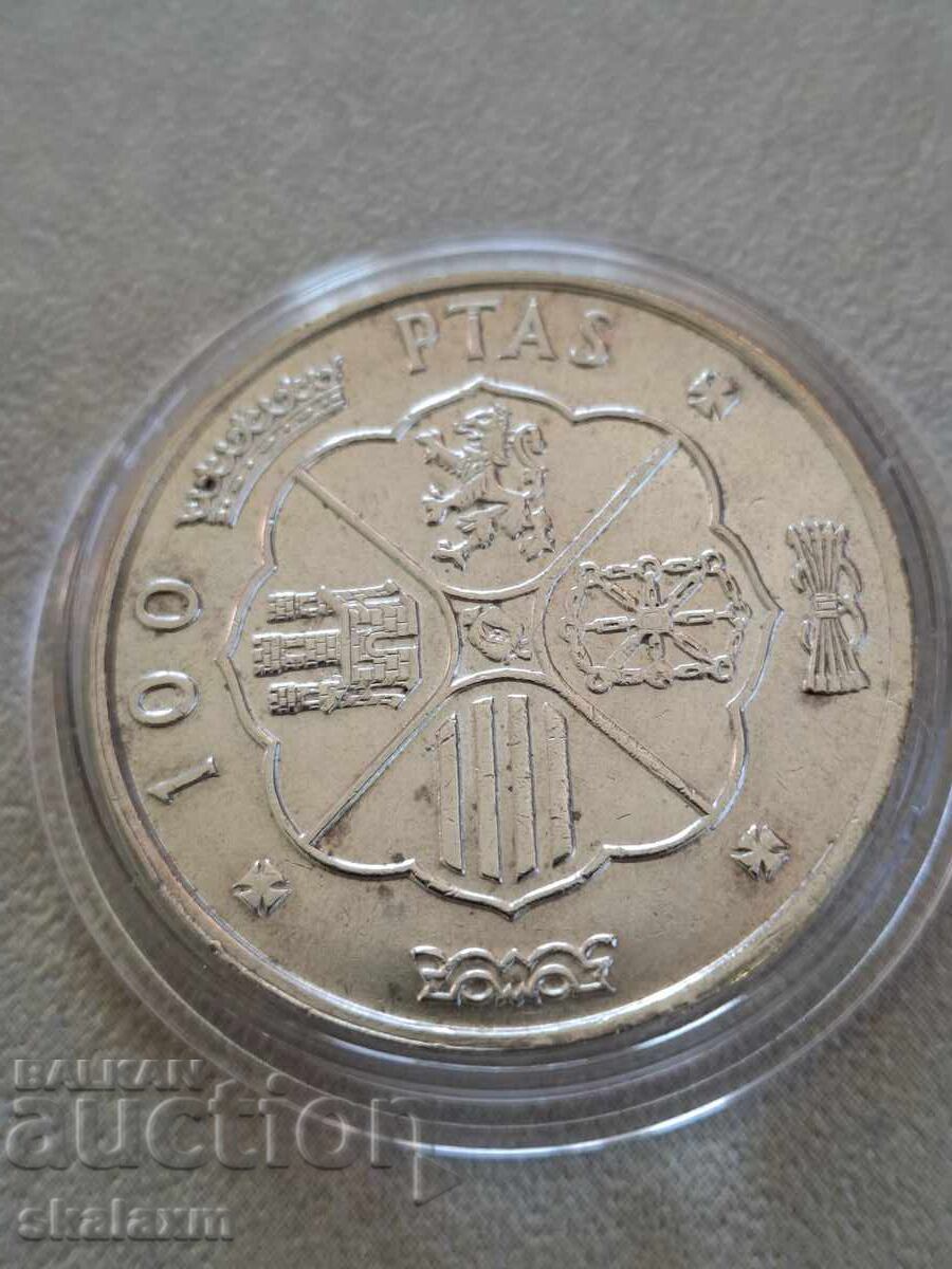 Παράδοση Ασήμι 100 πεσέτες Ισπανίας Παράδοση Ασήμι 100 πεσέτες Ισπανίας