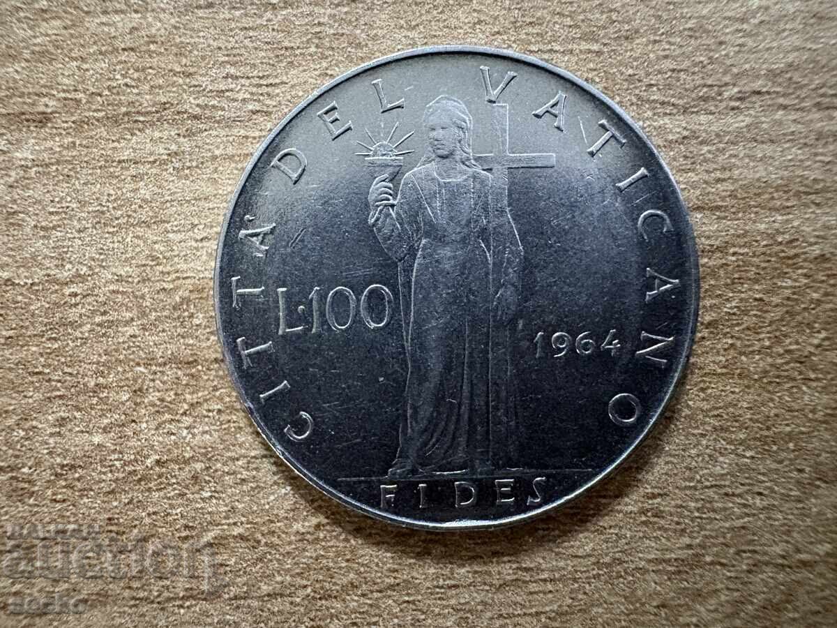 Ватикана - 100 лири (1964)