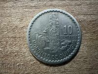 Γουατεμάλα - 10 σεντάβος (1976)