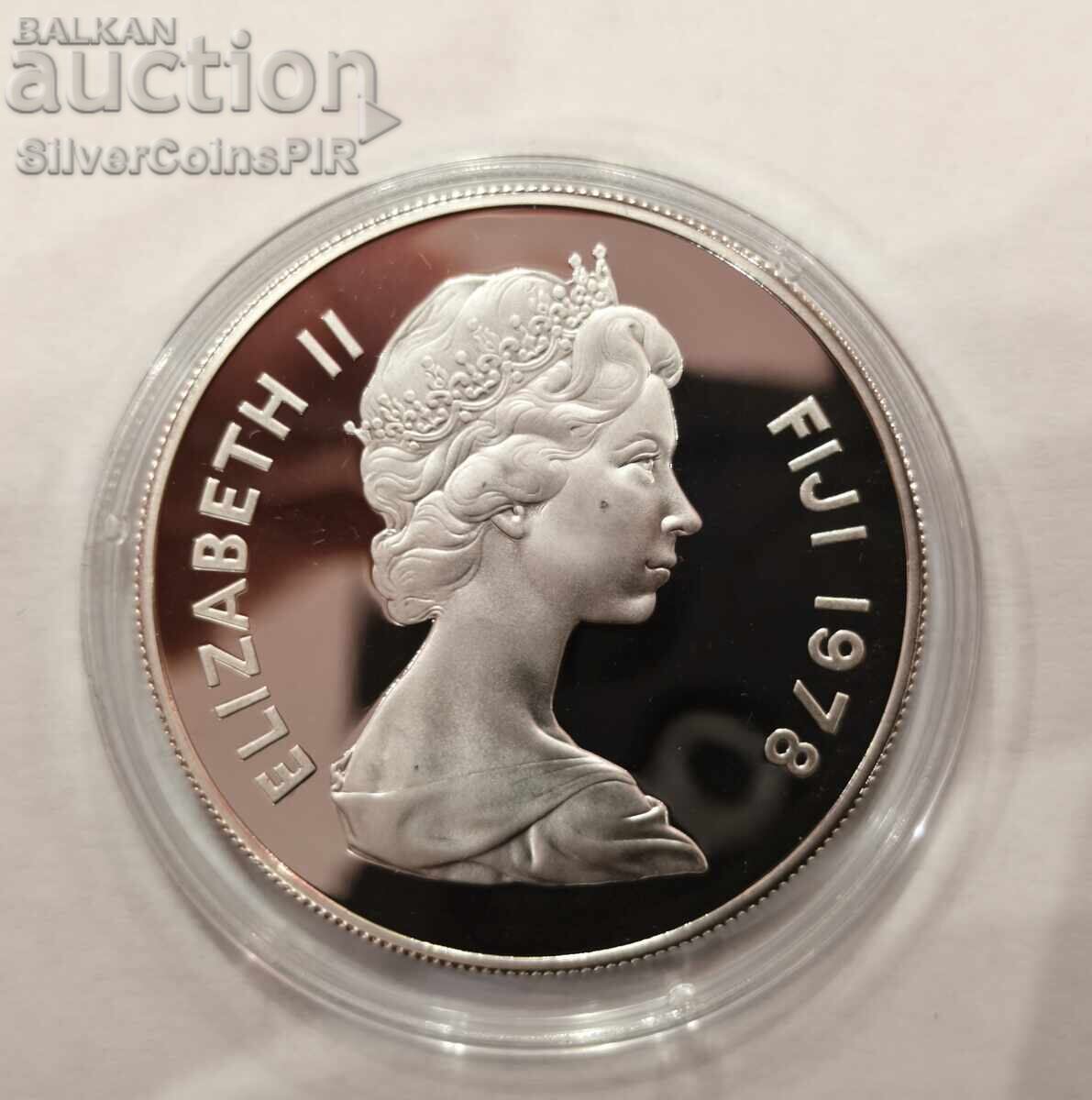 Доставка на Сребро 20$ 1978 Фиджи Застрашени Животни