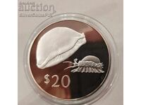 Сребро 20$ 1978 Фиджи Застрашени Животни