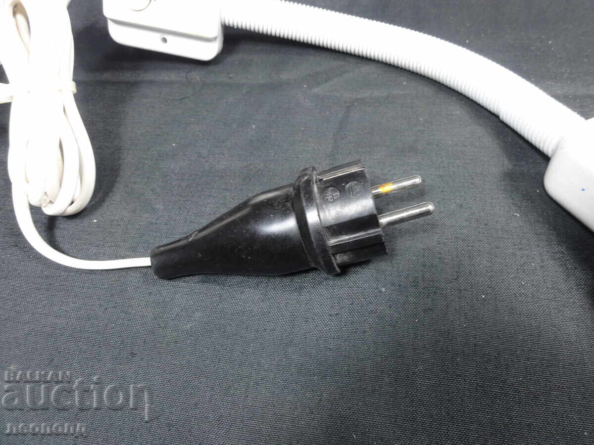 Auction Old Retro Socialist Work Lamp with Flexible Arm Auction Old Retro Socialist Work Lamp with Flexible Arm