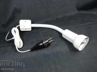 Old Retro Socialist Work Lamp with Flexible Arm