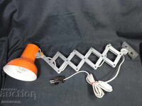 Old Retro Social Wall Extendable Work Lamp