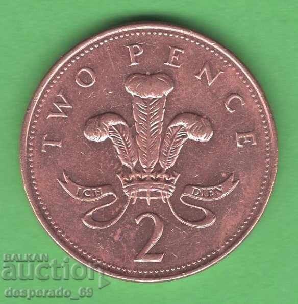 (¯`'•.¸ 2 Pence 2005 GREAT BRITAIN ¸.•'´¯)
