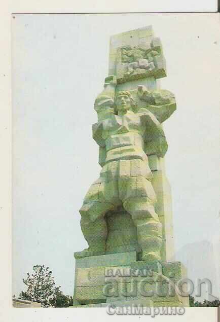 Card Bulgaria Panagyurishte Monumentul lui Apriltsi 6 *