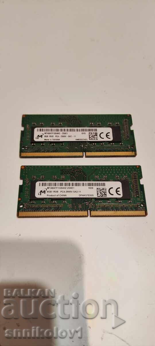 Memorie RAM Micron 2x 8GB DDR4 2666MHz Memorie RAM Micron 2x 8GB DDR4 2666MHz
