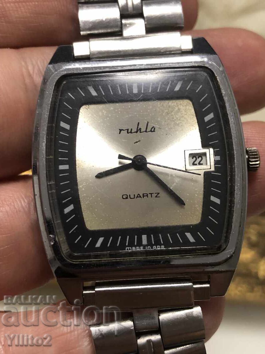 Ρολόι Ruhla Quartz με τιμή € 30.00 | 58.68 BGN Ρολόι Ruhla Quartz με τιμή € 30.00 | 58.68 BGN