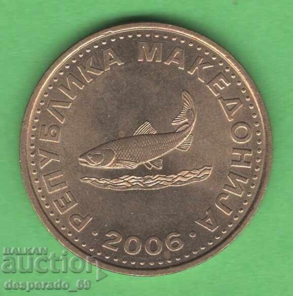 (¯`'•.¸ 2 denari 2006 MACEDONIA UNC- ¸.•'´¯)