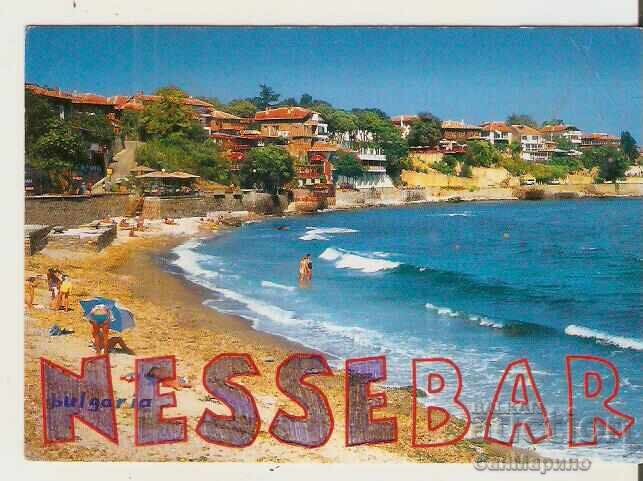 Carte poștală Bulgaria Nesebăr Plaja 9* Carte poștală Bulgaria Nesebăr Plaja 9*