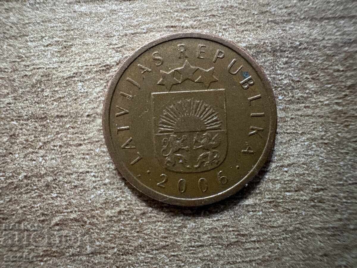 Letonia - 2 santimi (2006) cu preț € 0.10 | 0.20 BGN