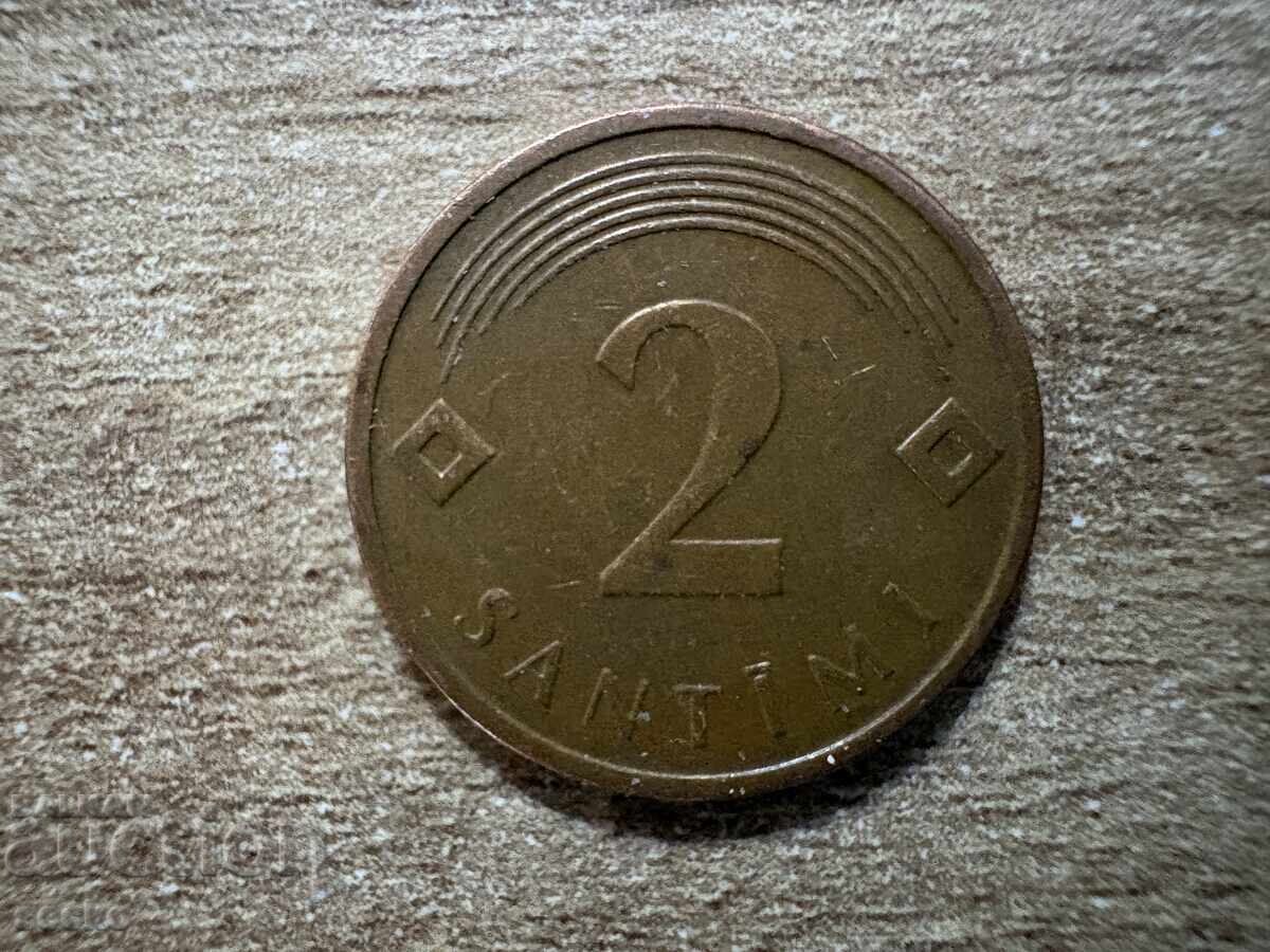 Letonia - 2 santimi (2006)