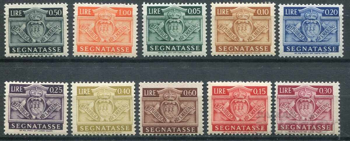 Σαν Μαρίνο 1945 MnH - Ταχυδρομικά γραμματόσημα Σαν Μαρίνο 1945 MnH - Ταχυδρομικά γραμματόσημα