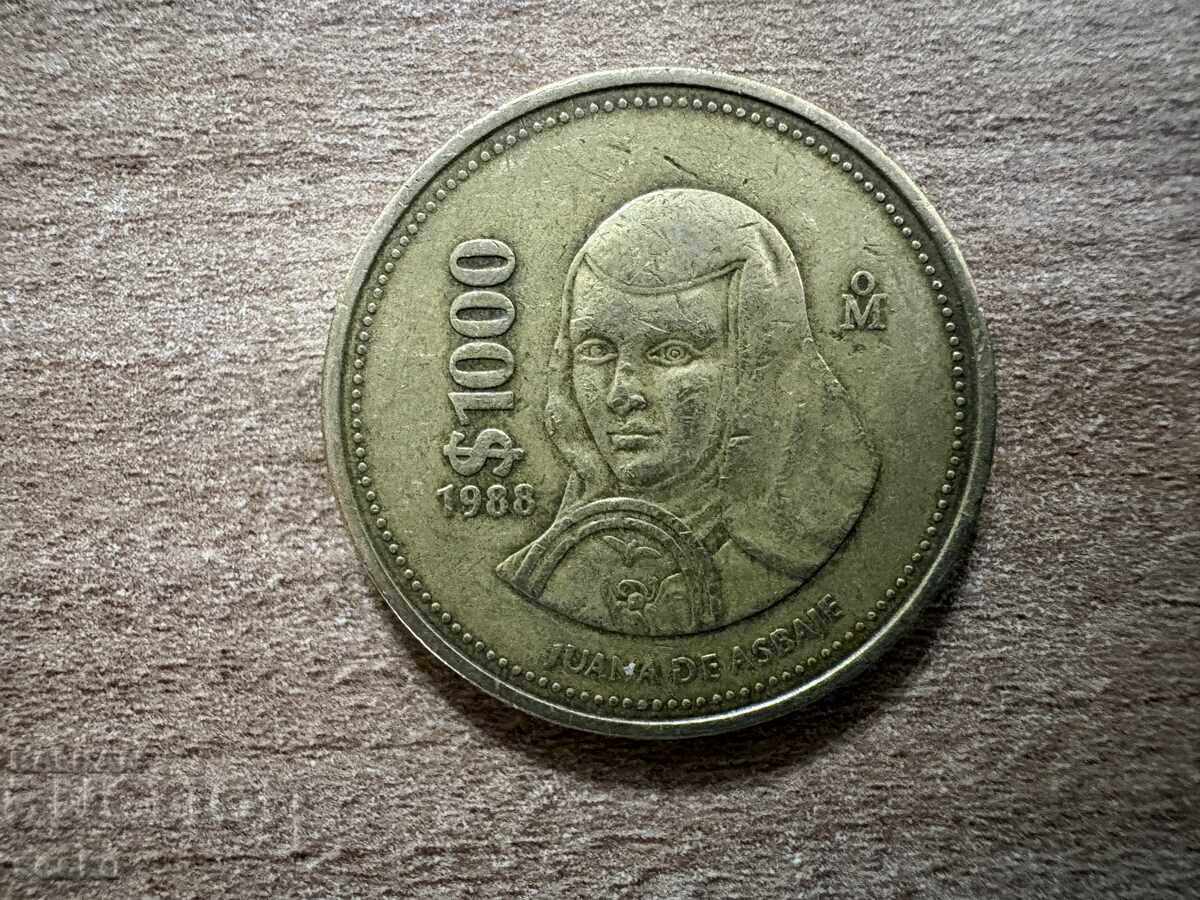 Mexic - 1000 pesos (1988)