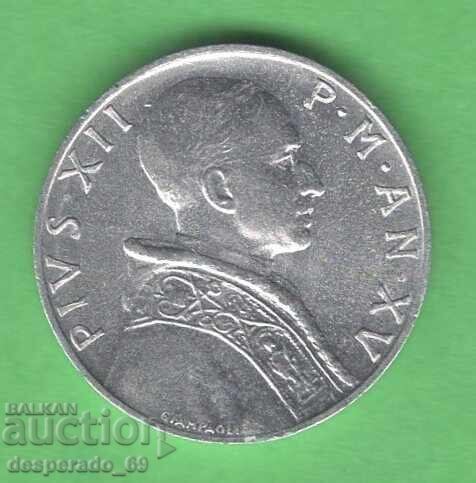 (¯`'•.¸ 5 lire 1953 VATICAN UNC ¸.•'´¯) cu preț € 3.90 | 7.63 BGN