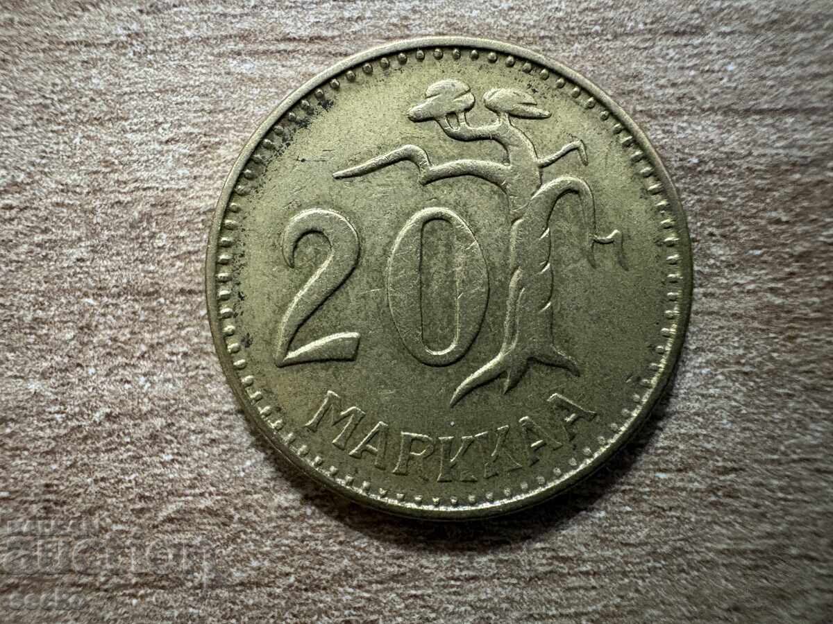 Φινλανδία - 20 μάρκα (1954)