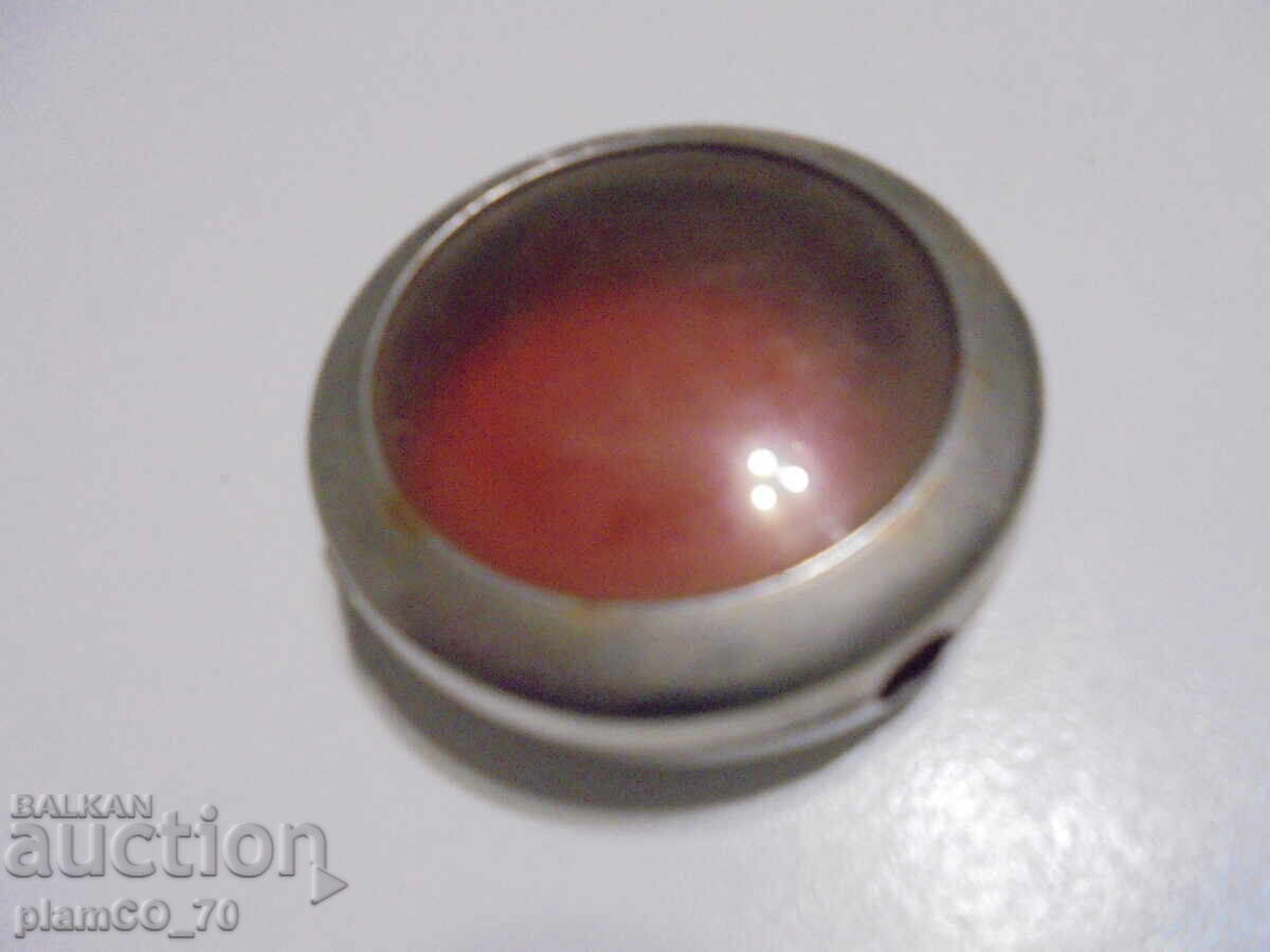 №*8516 Παλιό μεταλλικό κουτί για ρολόι τσέπης