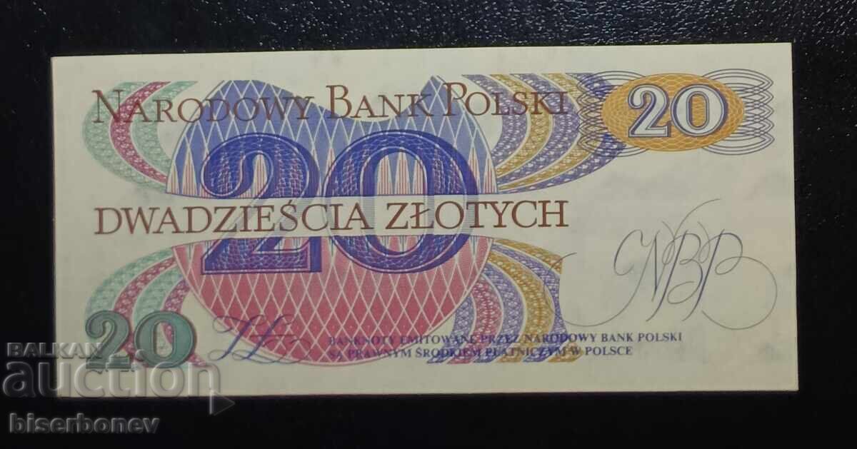 Πολωνία, Πολωνία, 20 ζλότι 1982, UNC με τιμή € 0.90 | 1.76 BGN