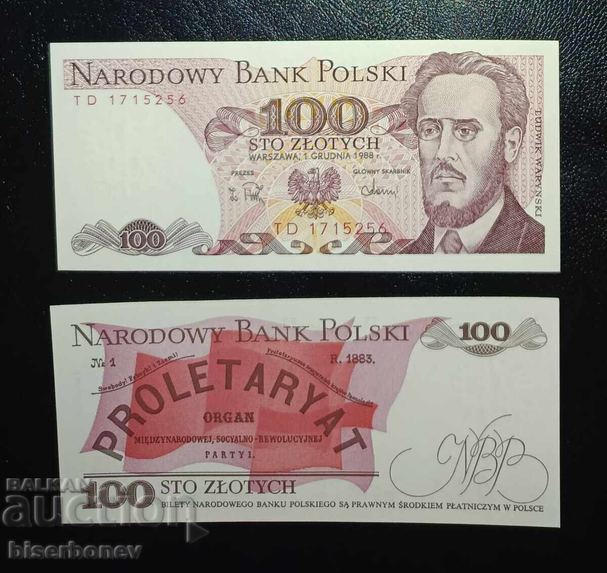 Πολωνία, Πολωνία, 100 ζλότι 1988, UNC