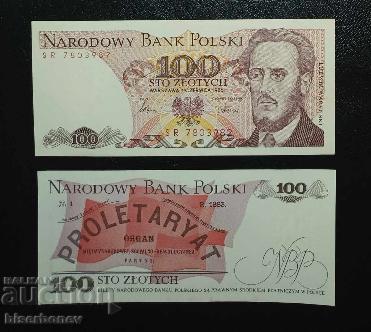 Πολωνία, Πολωνία, 100 ζλότι 1988, UNC