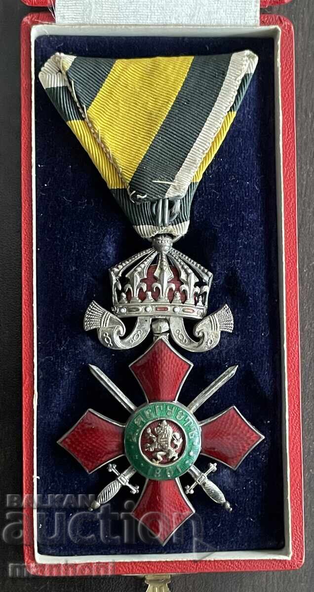Licitație 6357 Regatul Bulgariei, Ordinul pentru Merit Militar, clasa V, cu coroană