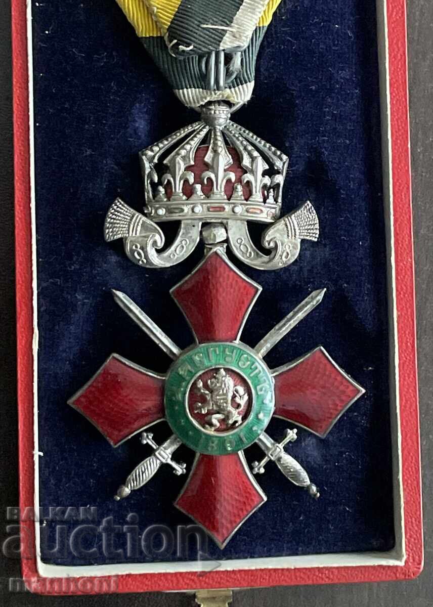 6357 Regatul Bulgariei, Ordinul pentru Merit Militar, clasa V, cu coroană - 5