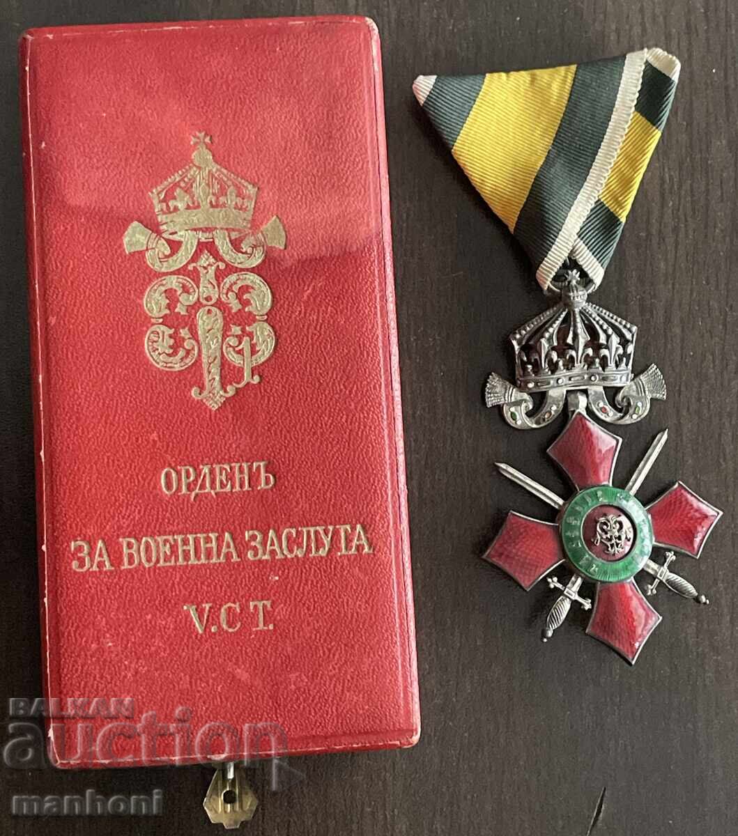 6357 Regatul Bulgariei, Ordinul pentru Merit Militar, clasa V, cu coroană