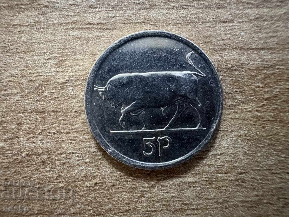 Irlanda - 5 penny (1998)