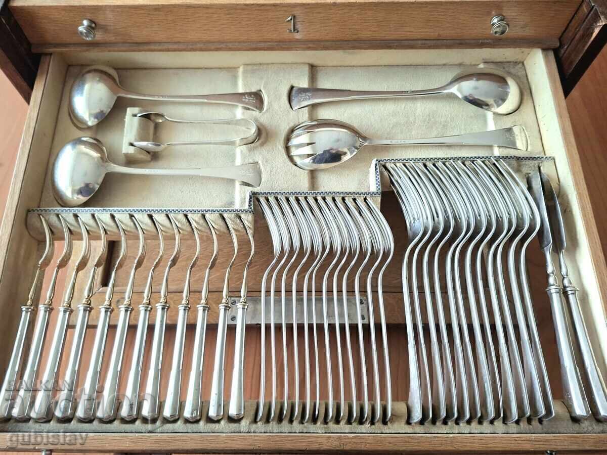 Silver cutlery, Austria, 1920s, 7898 g - 5 Silver cutlery, Austria, 1920s, 7898 g - 5