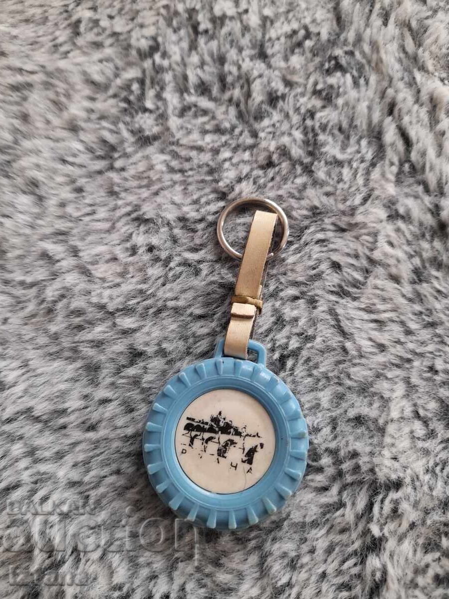 Old key holder, tread depth gauge Praha