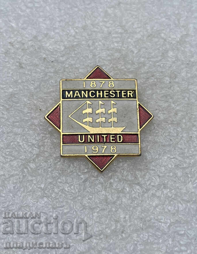 Old badge 100 years MANCHESTER UNITED FC