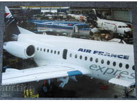 Самолет Fokker Jetline стара снимка архив