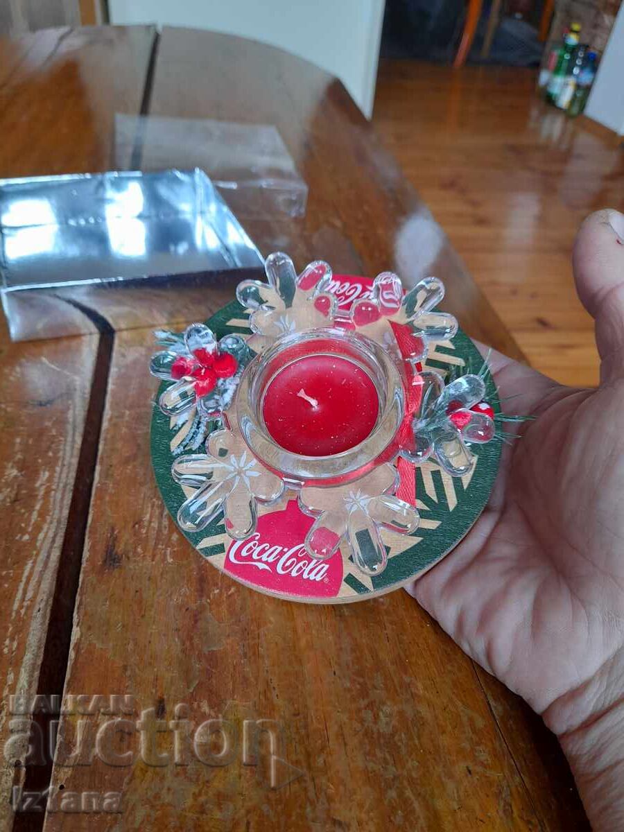Auction Coca-Cola Candlestick, Coca-Cola Auction Coca-Cola Candlestick, Coca-Cola