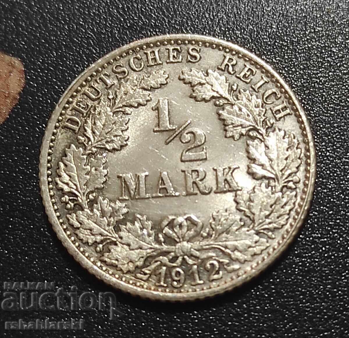 German 1/2 Mark Coin [1912]