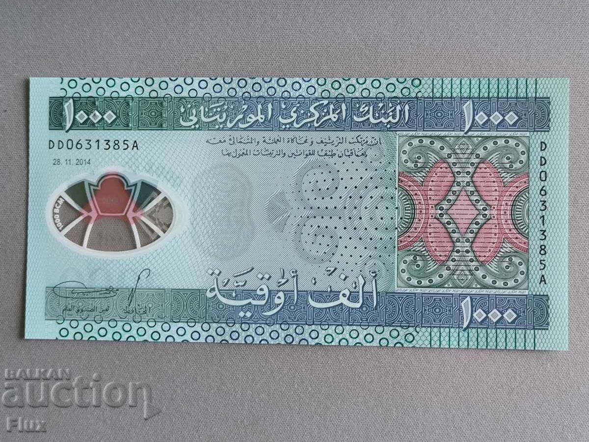Banknote - Mauritania - 1000 Ouguiya UNC | 2014