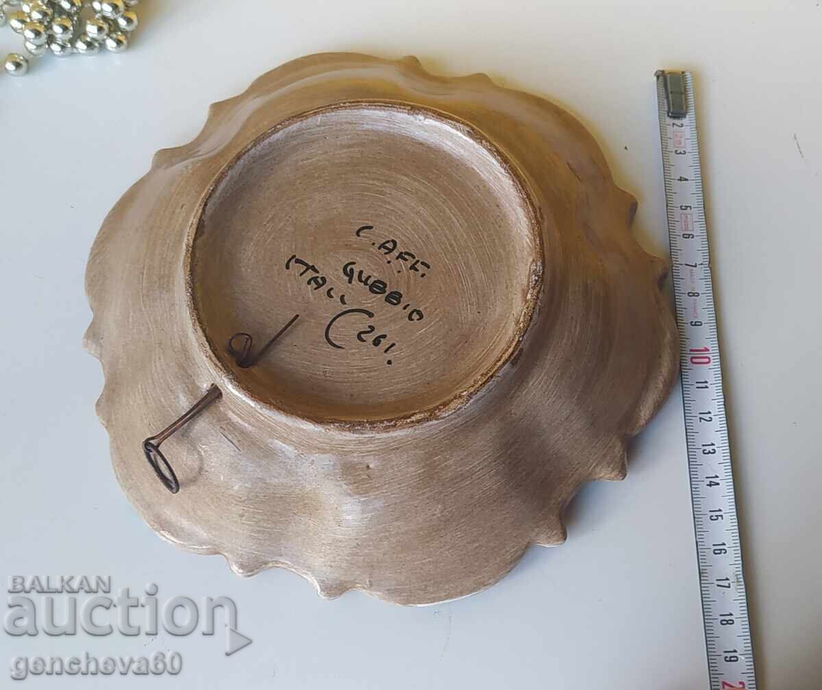 Licitație Farfurie decorativă din ceramică vintage GUBBIO
