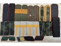 Lot of Old Shoulder Boards and Loops—11 sets