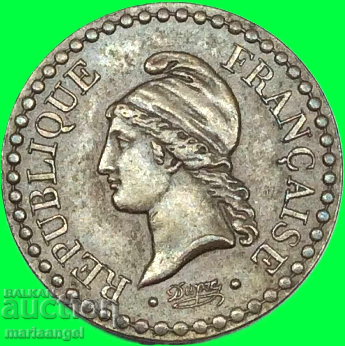 Аукцион Франция 1 сантим 1849 бронз - рядка