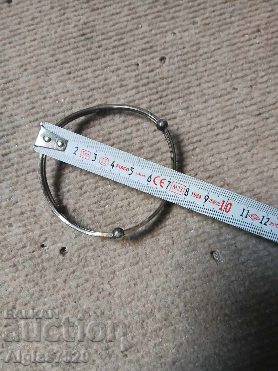 Auction  Old silver plated bracelet