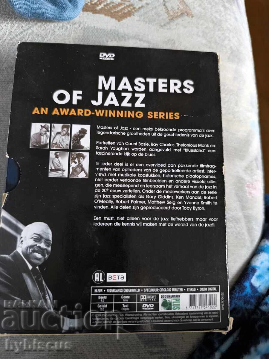 Cutie muzicală cu 5 dvd-uri jazz, interpreți jazz celebri, importat cu preț € 15.00 | 29.34 BGN