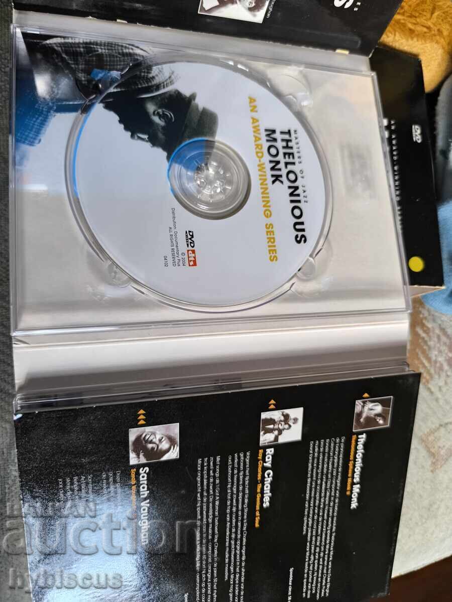 Музикален бокс с 5 dvd jazz известни джаз изпълнители внос х - 5