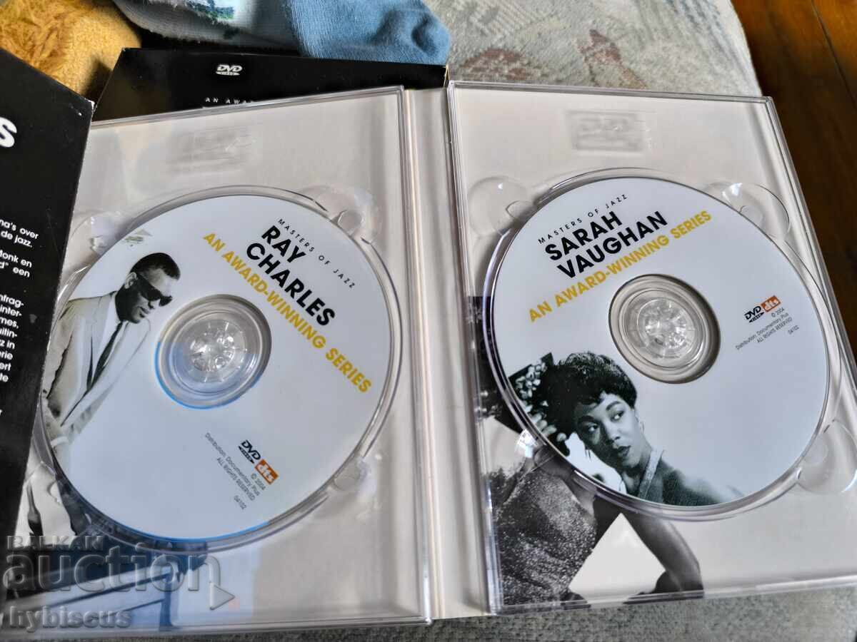 Музикален бокс с 5 dvd jazz известни джаз изпълнители внос х - 7
