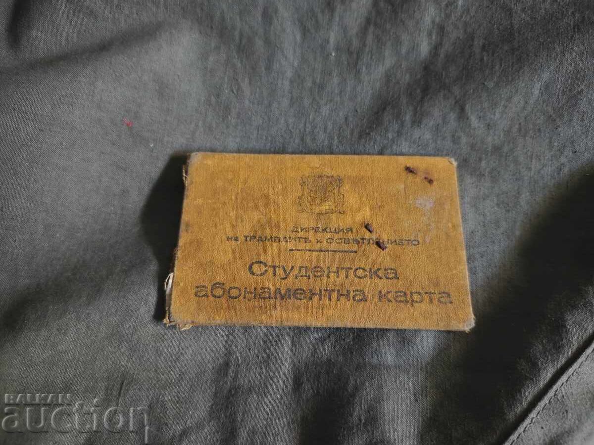 Abonament studențesc Lozene - Gară