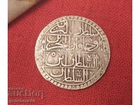 Monedă de argint otomană 100 para Selim al III-lea 1203/anul 5