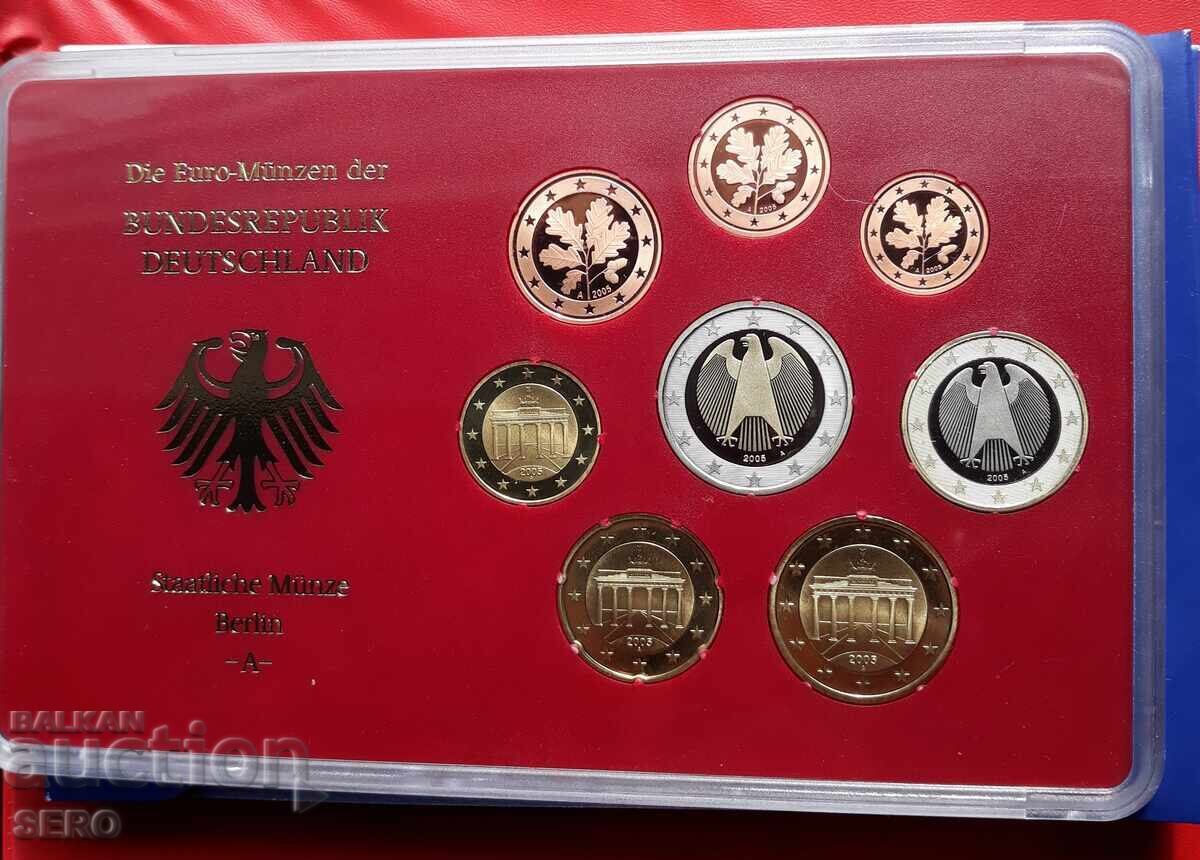 Аукцион Германия-СЕТ 2005 А-Берлин от 8 евромонети