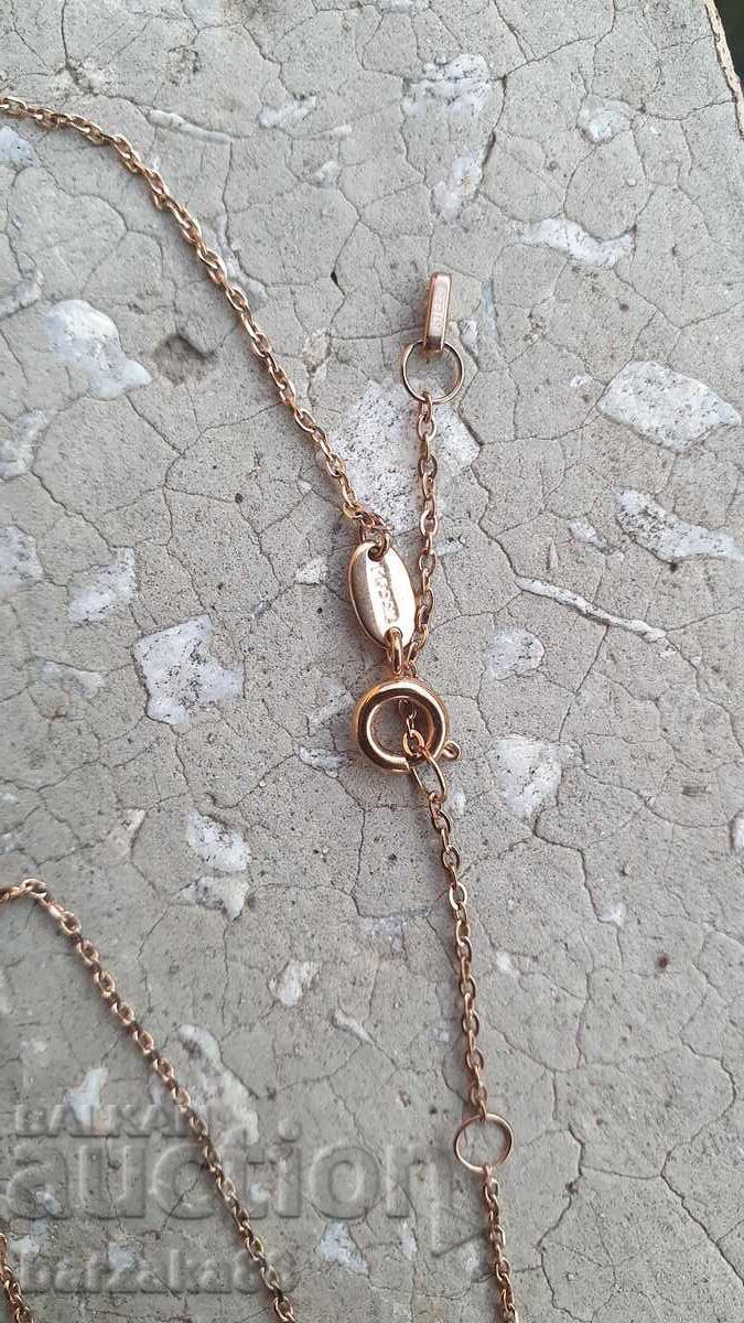 Colier Fossil Placat cu Aur - 6