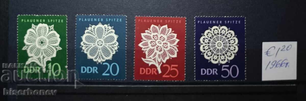 1966, DDR, ΓΔΡ, καθαρά οπισθόφυλλα