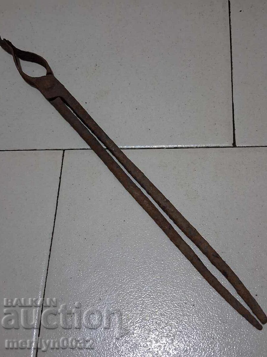 Clești vechi de fierar, șindrilă, fier forjat - 5