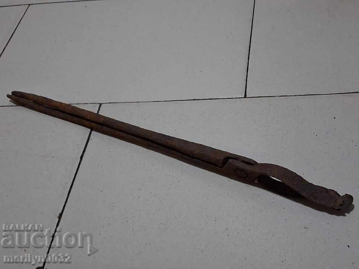 Clești vechi de fierar, șindrilă, fier forjat - 6