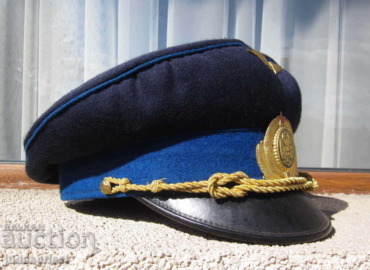 Livrarea Șapcă de feroviar bulgară, șapcă de garnizoană cu cocardă din perioada socialistă